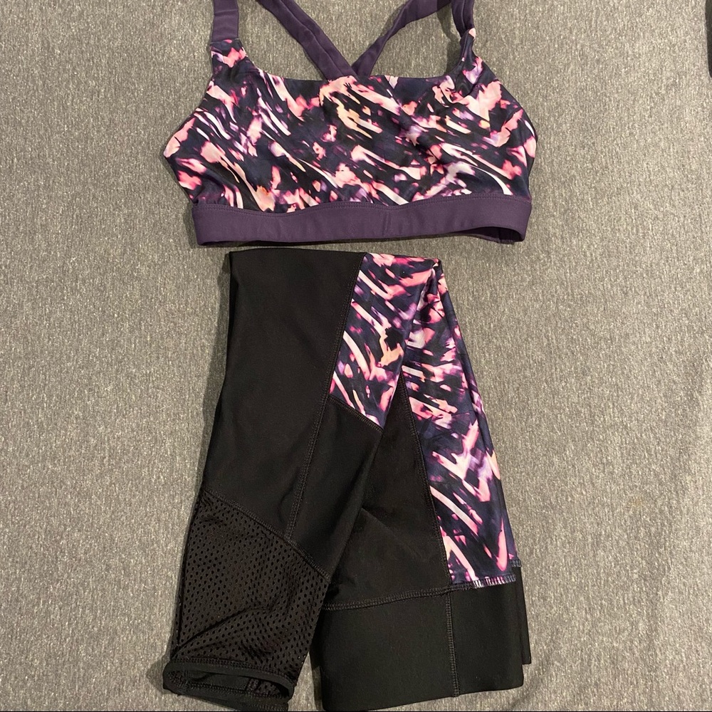 Yoga Set sport bra size M legging size S